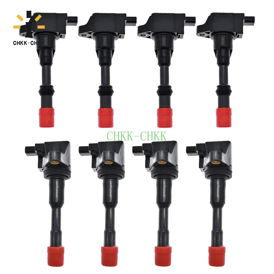

CHKK-CHKK 4/8PCS Ignition Coil 30521-PWA-003 30520-PWA-003 Fits For Honda Civic 1.3L 1.8L 2003-2010 CM11-108/109