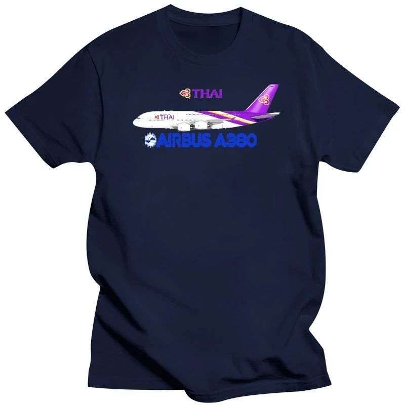 Illustration of Thai Airways Airbus A380 - White Version T shirt airbus a380 airbus a380 a380 airbus thai airways