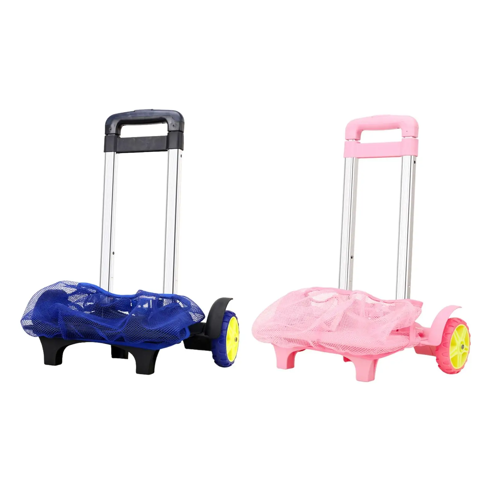 Luggage Cart with Wheels Trolley Cart Portable Wheeled Cart Stair Climbing Cart