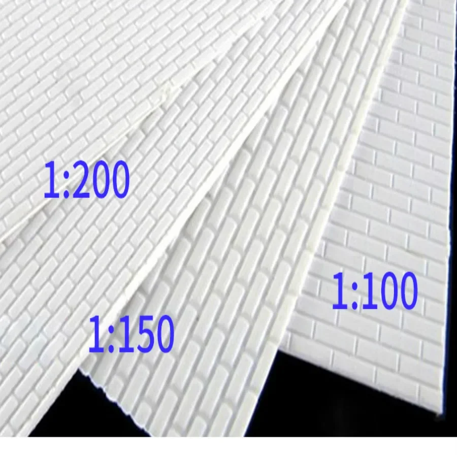 2024 New Abs Sheet 1/100 1/150 1/200 Scale 20*30cm For Architectural Building Model Scenery Layout