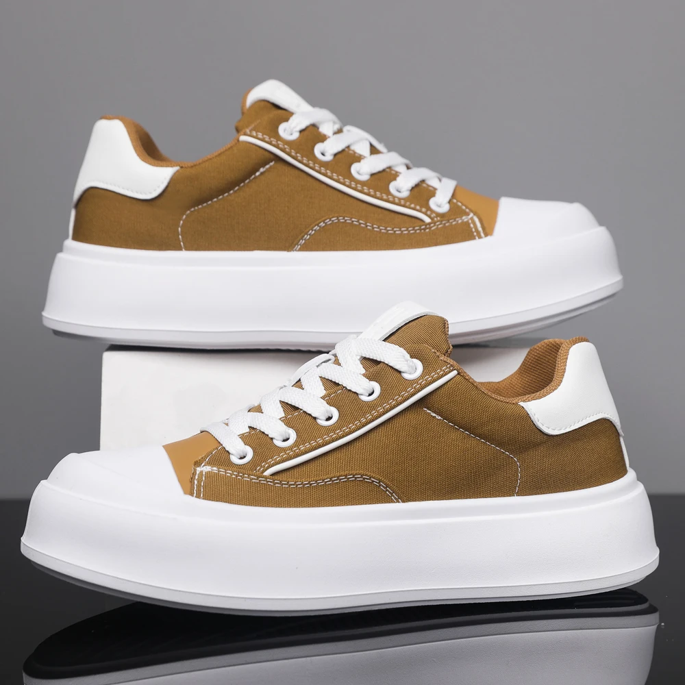 

Кеды на платформе для активного отдыха, высококачественные мужские дышащие кроссовки, вулканизированная обувь для мужчин, Tenis Para Hombre