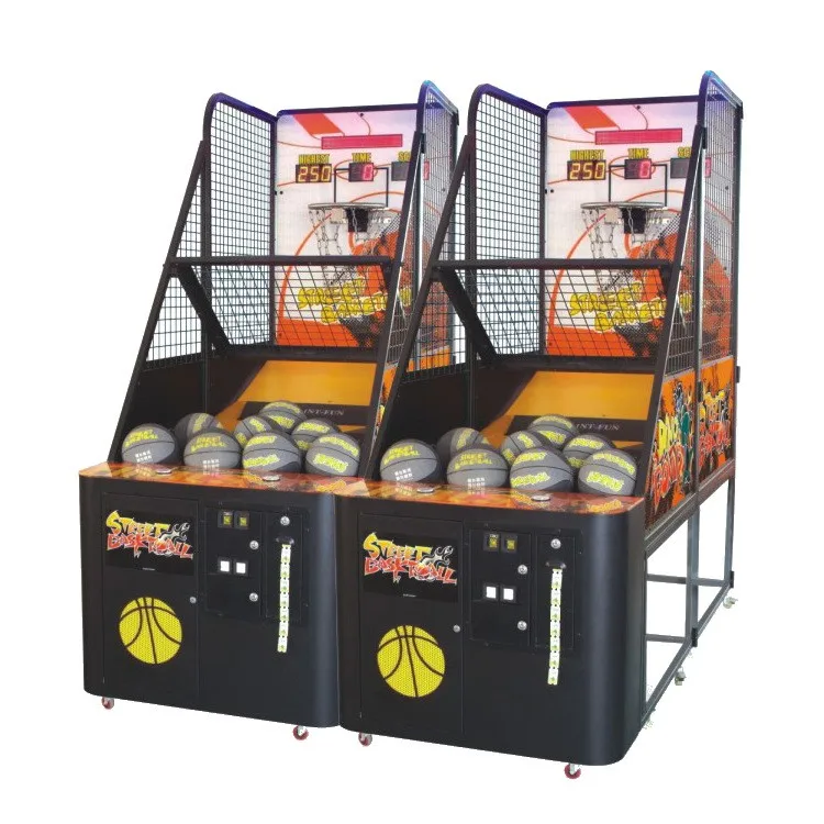 Basketball Machine Electronic Scoring Device Amusement Arcade Basketball Game Machine Automatic Basketball Shooting Machinepromo