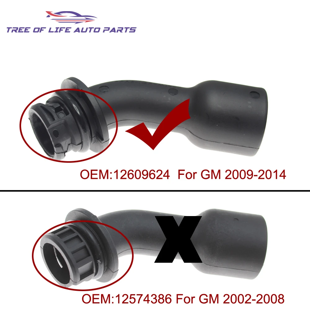 Engine Oil Filler Tube For GM Cadillac Escalade GMC Canyon Envoy Saab 9-7x Hummer H2 H3 5.3L 4.8L 6.0L 6.2L 2009-2014 8126096240