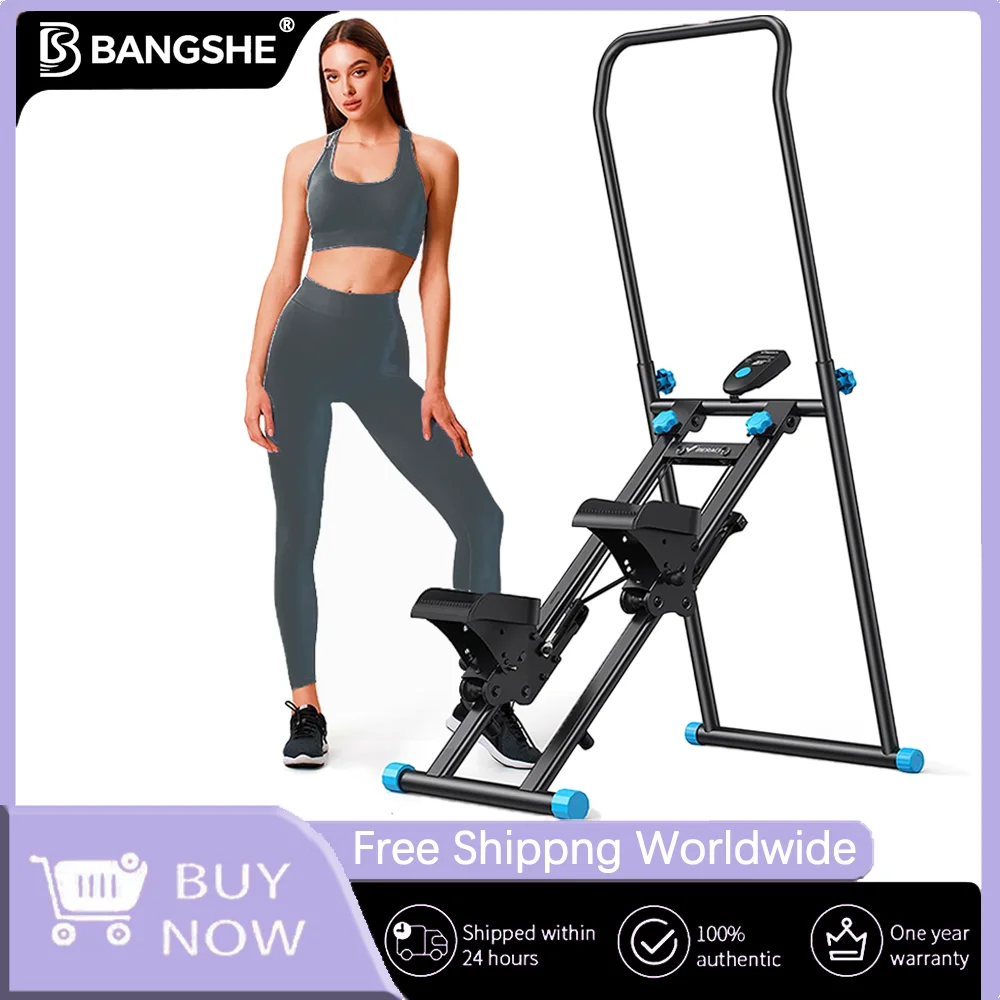 

Compact Folding Cardio Stepper - New Version Vertical Climber Machine for Full - Body Workout, Perfect for Home Gym Equipment
