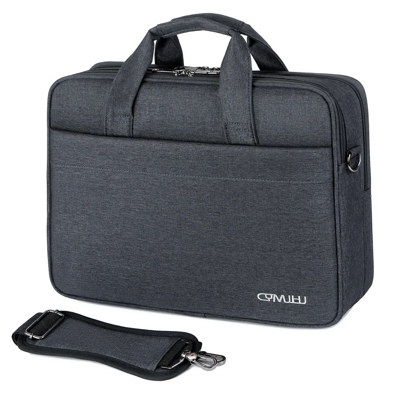 

Large Capacity Business Handheld Laptop Bag Men's Shoulder Laptop Bag Women's Double Layer Oxford Cloth Briefcase Generation