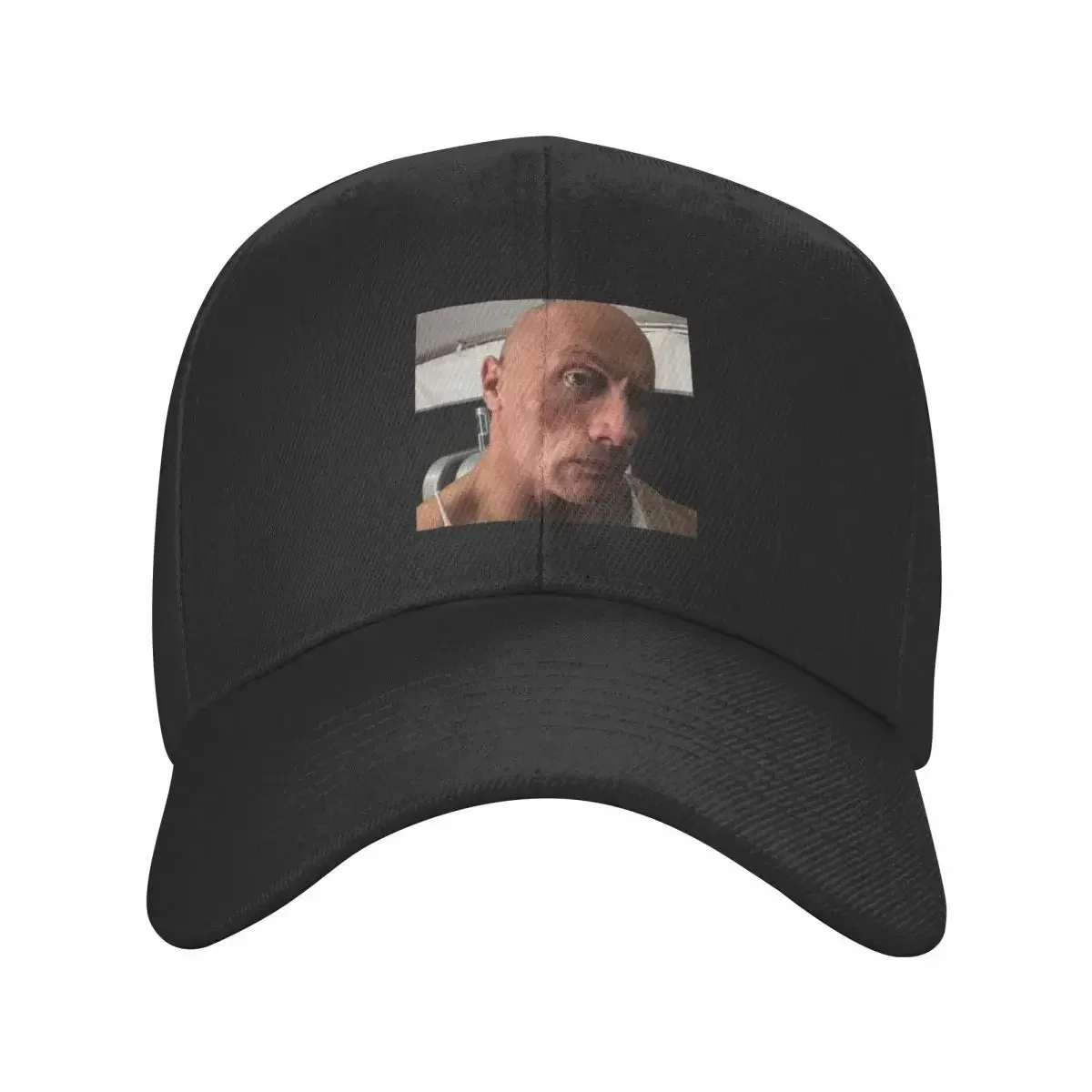 Dwayne The Rock Johnson eyebrow raise meme Baseball Cap tea Hat funny hat Beach Outing Women Men's