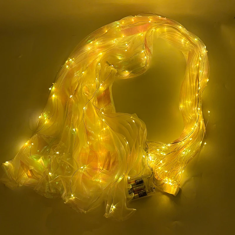 LED leuchtender bunter Umhang für Erwachsene und Kinder, tanzen leuchtender Schmetterlingsflügel, Bühnenaufführung, Bauch, Glühen, Party, Foto-Requisite – Detail 19