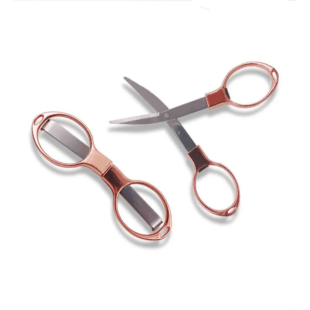 Portable Folding Scissors Multifunctional Stainless Steel Scissors for Stationery Fishing Line Sewing School Office Supplies