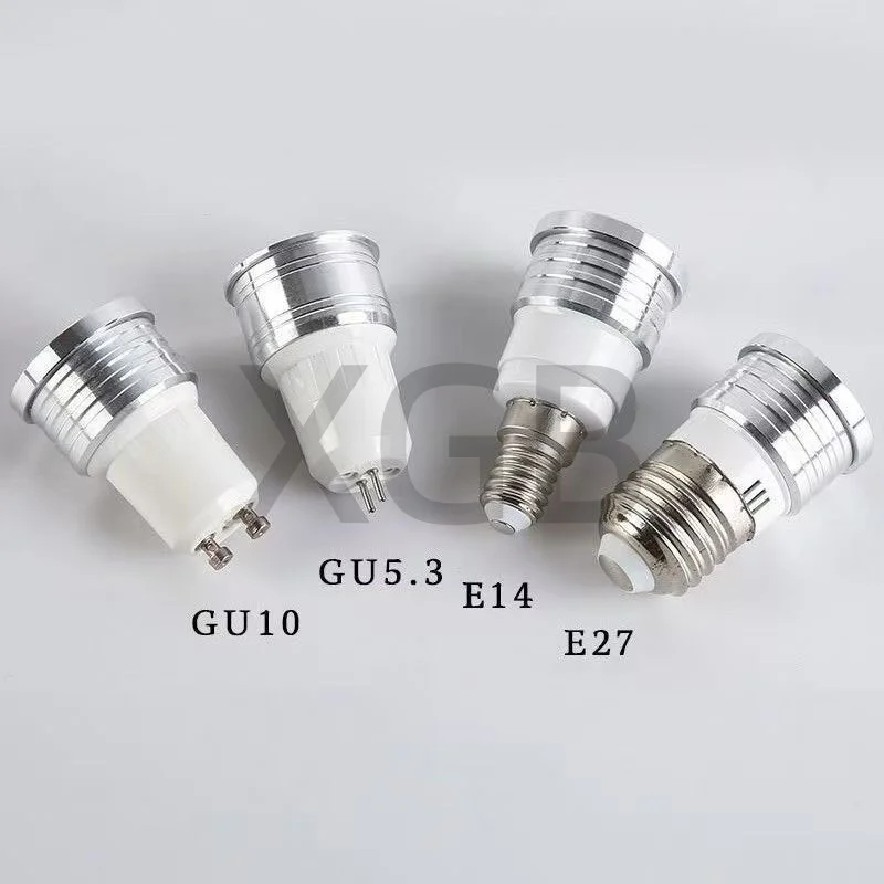 Energy Conservation LED Light COB GU5.3 GU10 E27 E14 Spotlight Lamp High Power Bulb AC85-265V 3W Small Lamp Cup