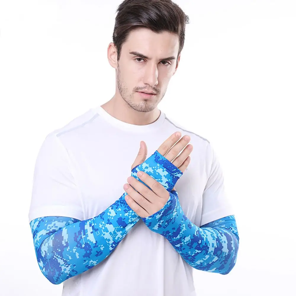 New Sportswear Summer Cooling Basketball Outdoor Sport Sun Protection Arm Cover Arm Sleeves