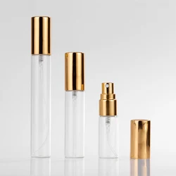 20/50pcs Perfume Empty Bottle 5ml 10ml 15ml Spray Bottle Glass Vial Clear Perfume Atomizer Travel Refillable Cosmetic Container