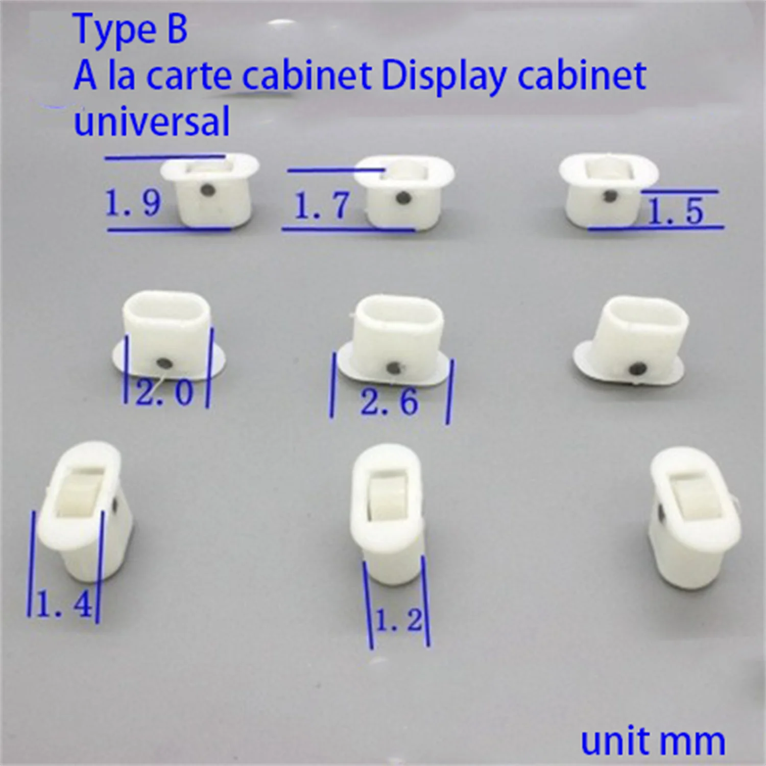 Pulley order display cabinet pulley roller small pulley island cabinet door and window cabinet glass wheel refrigeration accesso