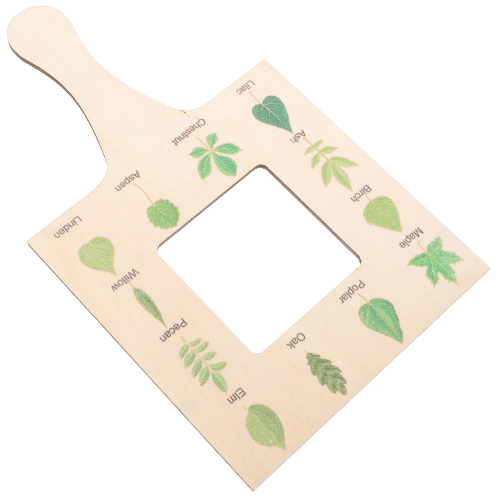 

Guide 0.5CM Thick Wood Outdoor Toy Kids Identification Tool Viewer Nature Exploration Sewing Crafts