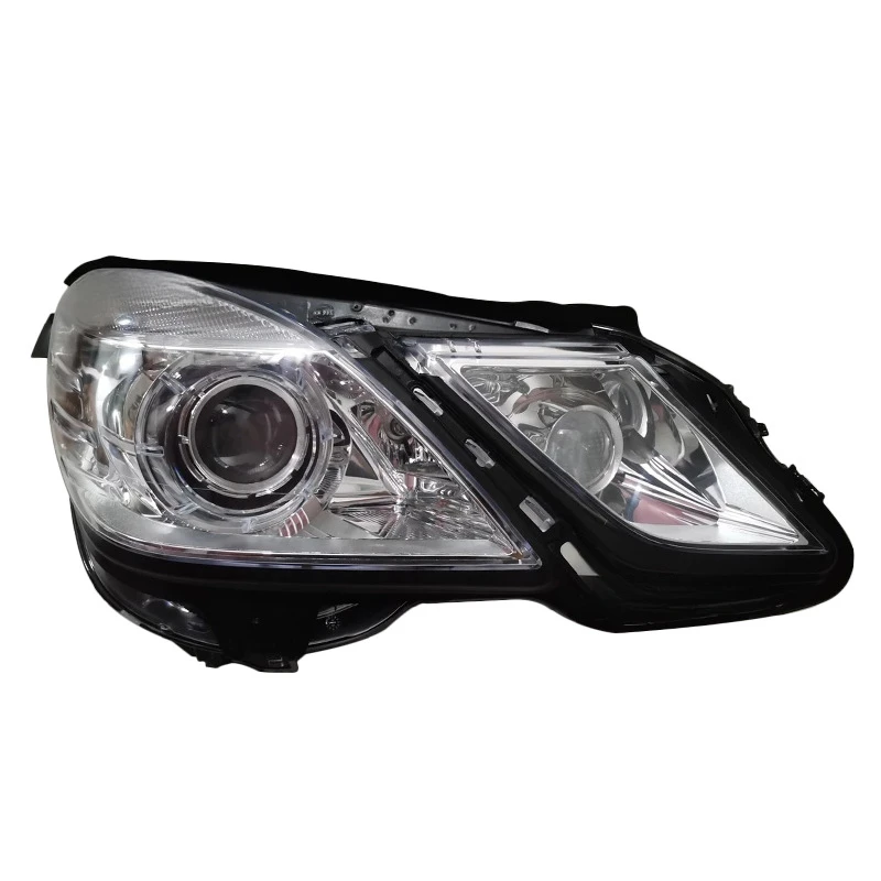 Suitable for Mercedes-Benz E-Class W212 Old Model Black Base 2009-2014 Xenon Headlight Assembly Modified Daytime Runni
