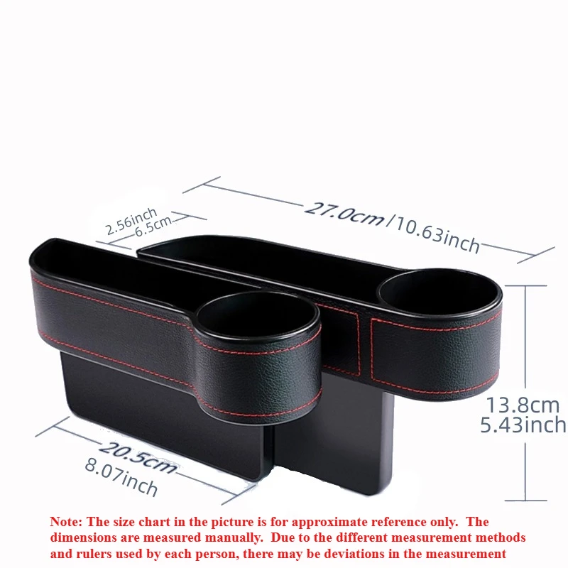 Nowy Organizer do Samochodu na Szczelinę Siedzenia, Wielofunkcyjna Kieszeń, Schowek na Kubki, Organizer na Telefon, Butelki i Kubki, Akcesoria Samochodowe