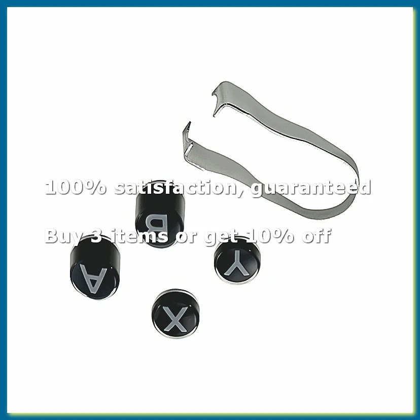 Keycap Replacement for NS62 for ES/ES Pro KK3 TT Series Controllers for Switch Layout B A X Y Buttons Black