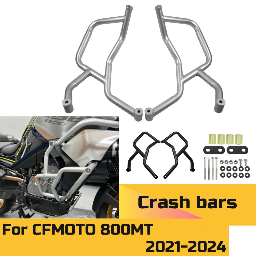 

800MT Engine Guard Highway Crash Bars Motorcycle Frame Protection Bumper For CFMOTO 800 MT 2021 2022 2023 2024 Motor Accessories