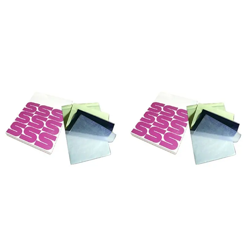 AA19 200Pcs Tattoo Transfer Paper A4 Size Tattoo Paper Thermal Stencil Carbon Copier Paper Auxiliary Tattoo Transfer Paste