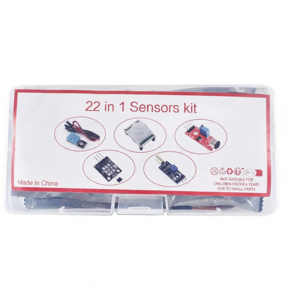 22 In 1 Sensor Module Kit Robotic Electronic Learning Projects STEM Education Hardware Tools Prototype Development Board