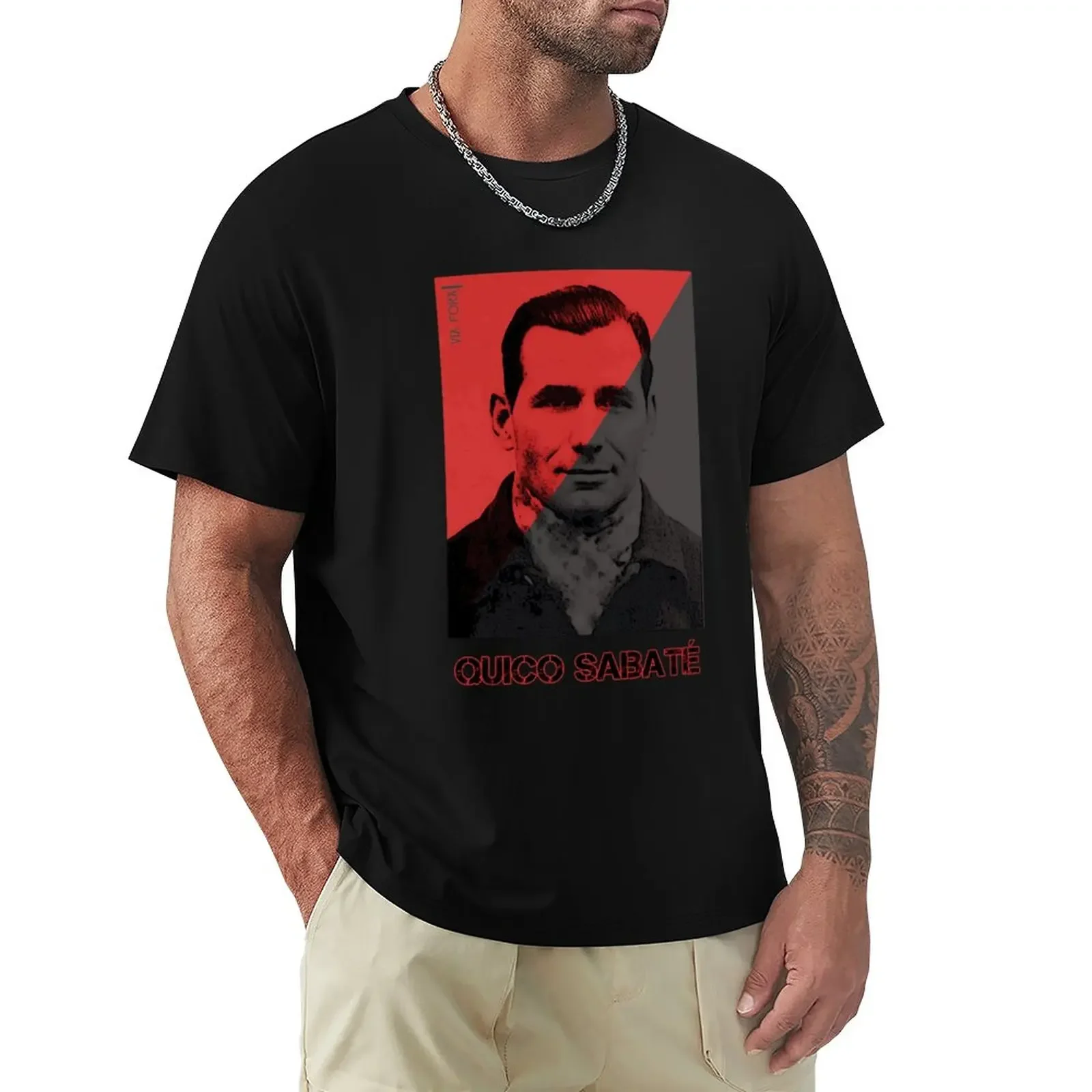 

Quico Sabaté T-Shirt vintage clothes sports fans slim fit t shirts for men