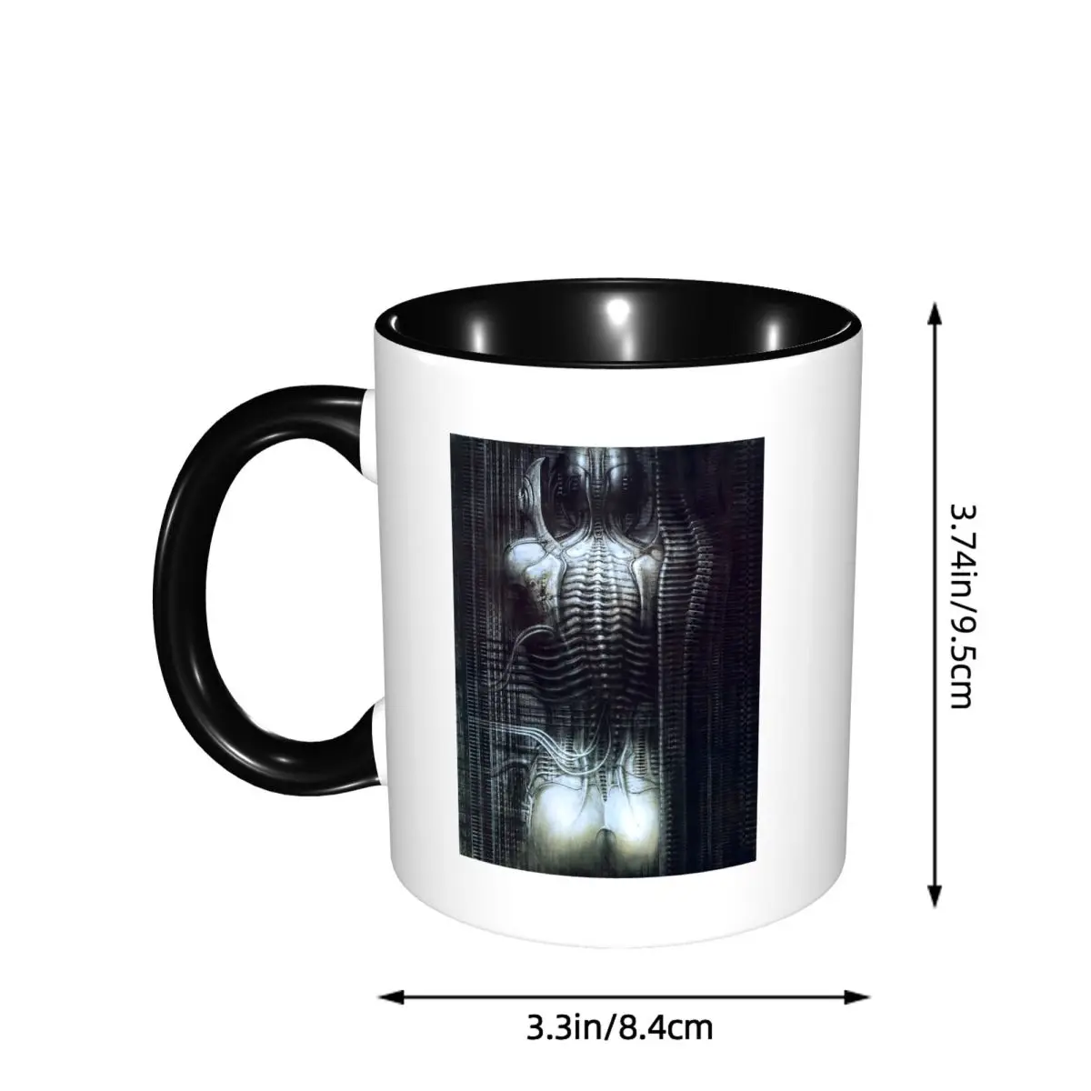 New York City Vi Torso H R Giger Mug Funny Ceramic Coffee Cups Tea Mugs Milk Cup Drinkware Gift for Friends