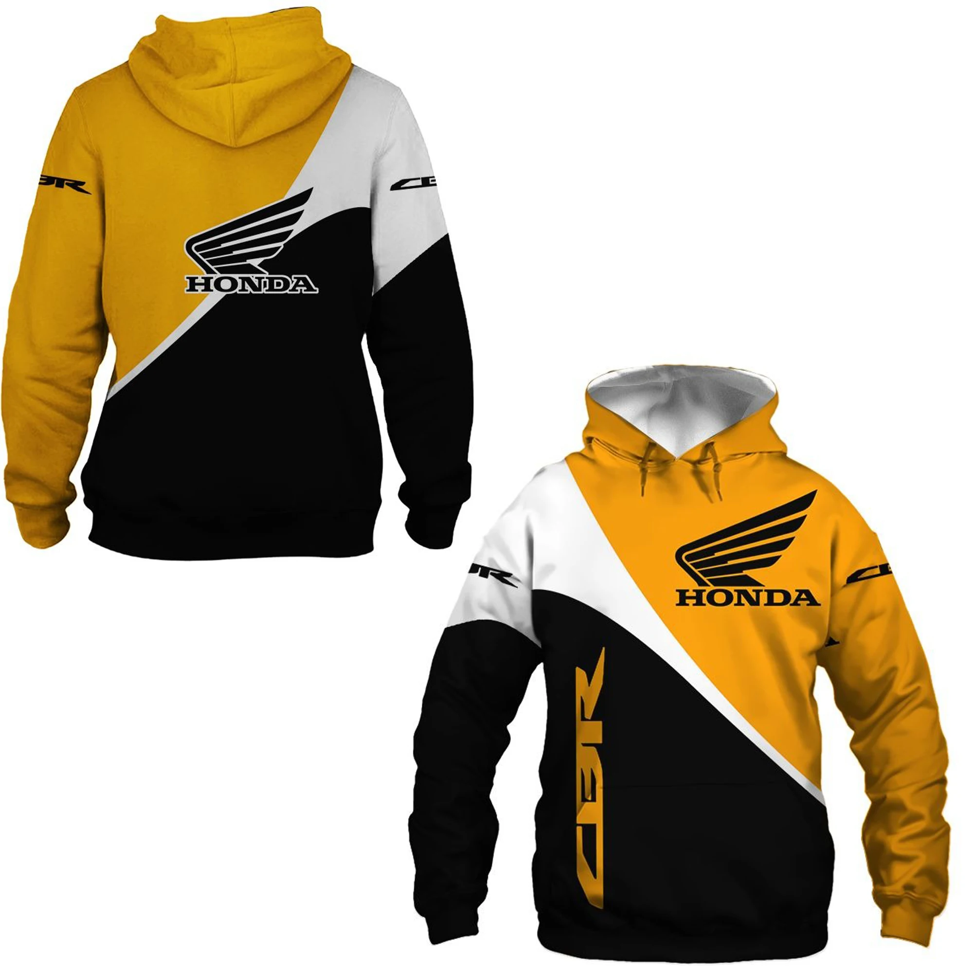 Honda Racing Hoodie Fashion 3D Printing Fashion Men's Hoodie Outdoor Sports Leisure Hoodie Honda Motorcycle Hoodie