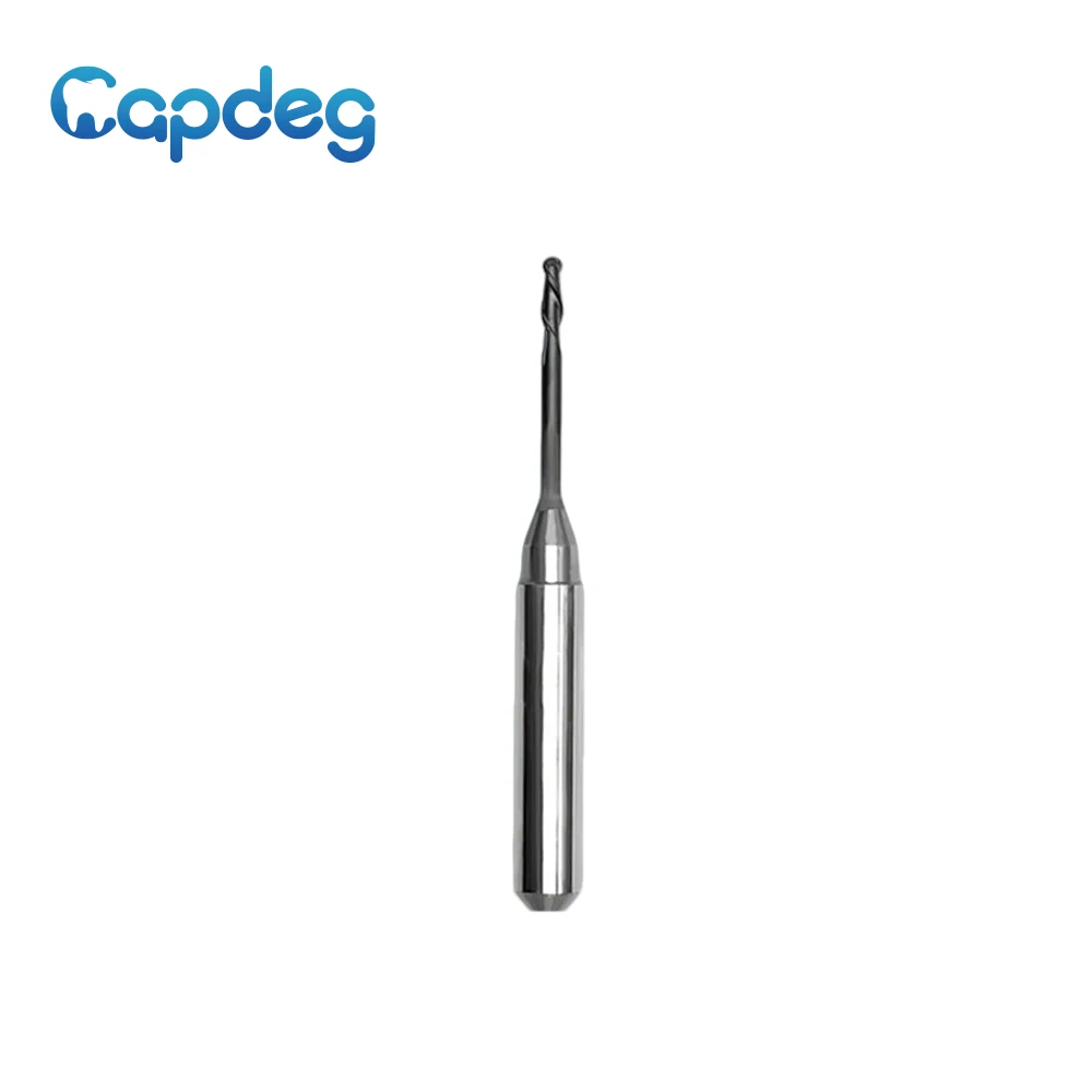 Arum 5X500 CADCAM Zirconia Milling Burs Shaft D6 Diamond Coated Cutting Tools 2.0/1.0/0.6mm for Laboratory Use