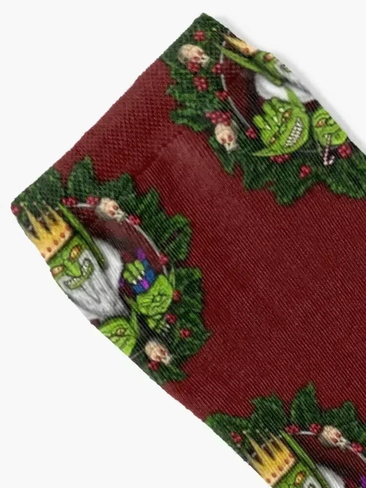 Christmas Goblin king Socks with print funny gifts heated Male Socks Women's