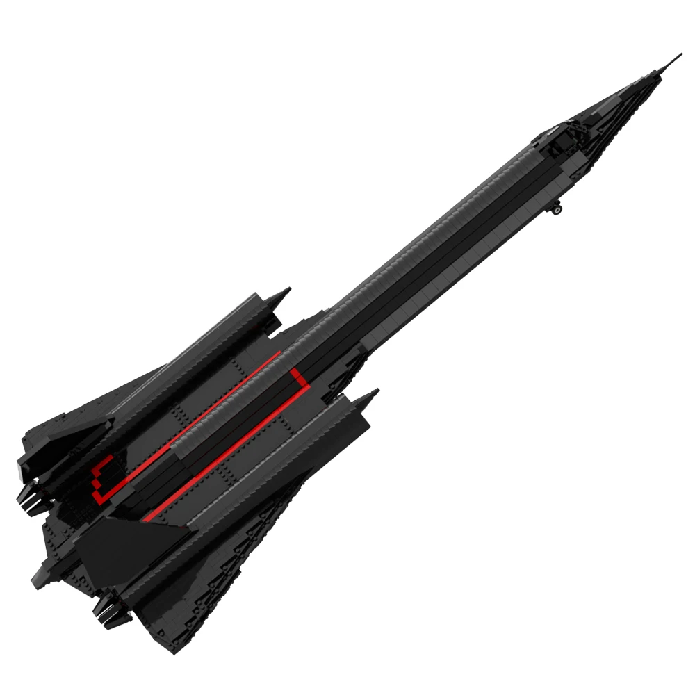 

Строительный блок MOC SR-71 Blackbird, Детский конструктор для сборки самолета, космического корабля