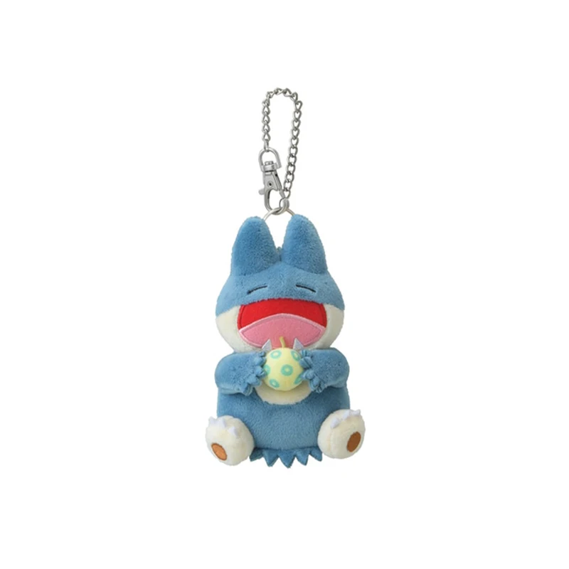 Genuine Pokemon Gashapon Toys Munchlax Cute Pendant Toys Doll Peripheral Backpack Pendant Birthday Gift