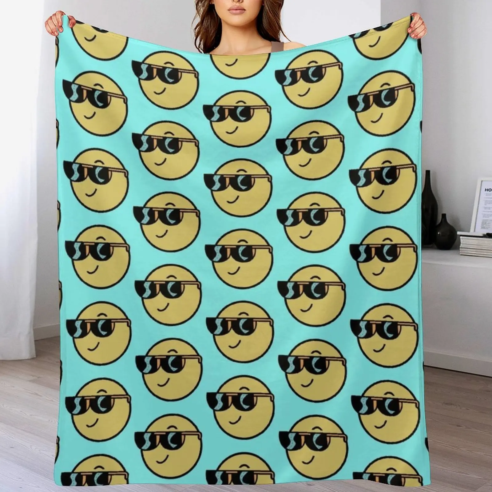 

RYKE Mascot Throw Blanket Soft Plush Plaid Retros blankets and throws warm winter Blankets