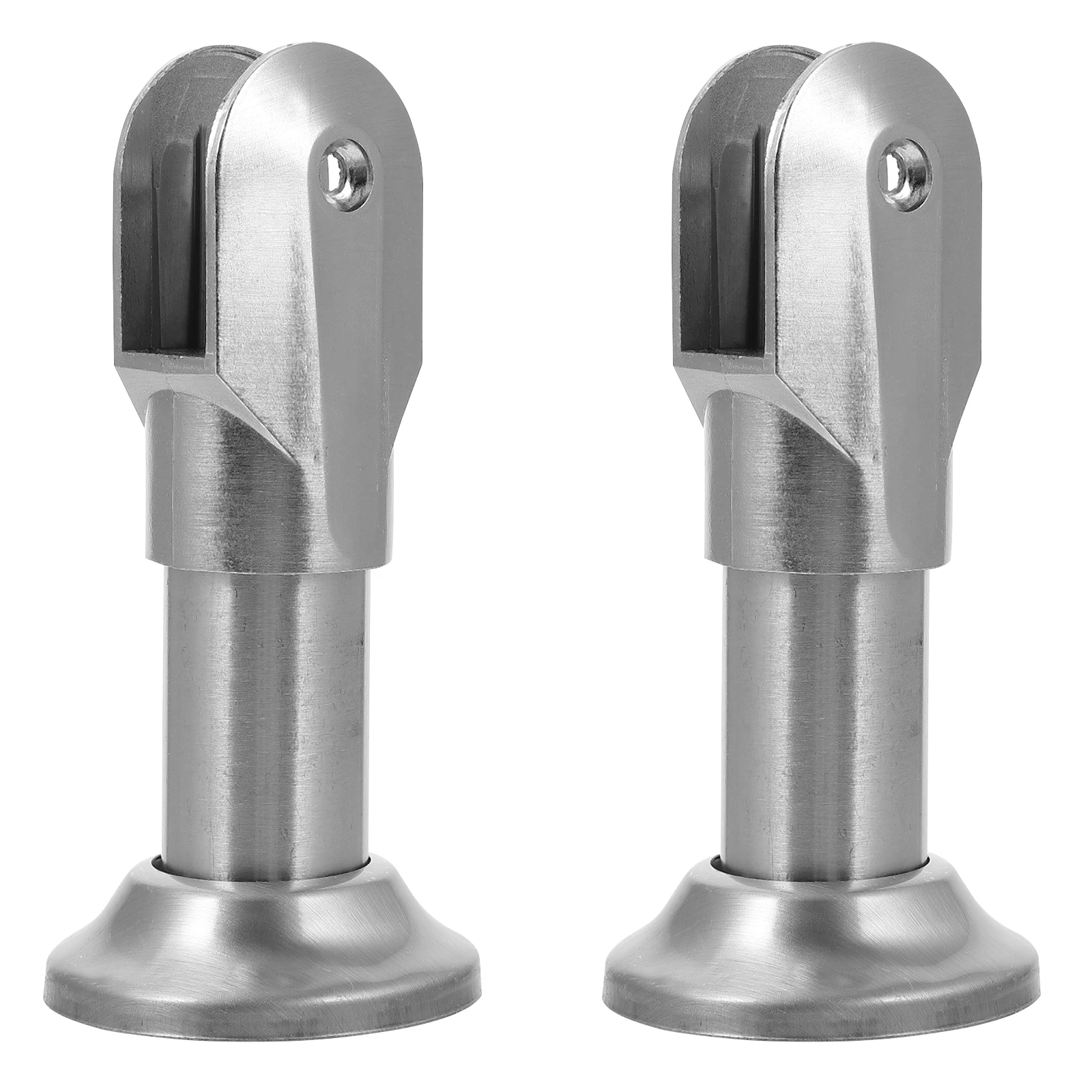 

2 pcs Stainless Steel Partition Feet Restroom Bathroom Fittings Urinal Toilet Parts Support Anti scratch Non slip Wear