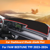 For FAW BESTUNE T99 2023 2024 Car Dashboard Cover Pad Sun Shade Avoid Light Mat Polyester Fiber Anti-UV Carpet Accessories