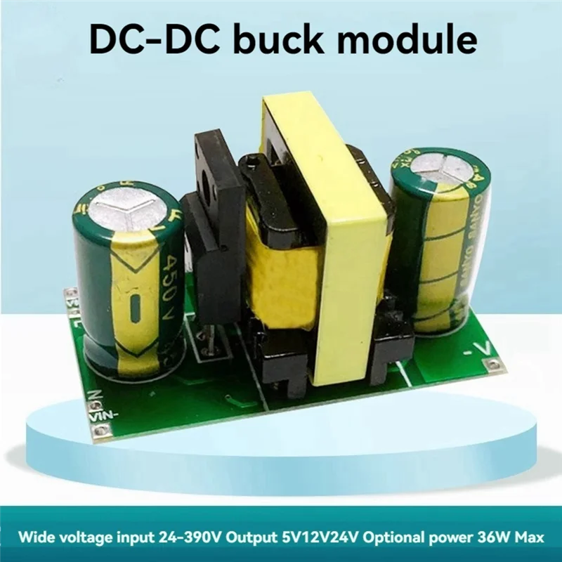 CYCLI-DC-DC Wide Voltage Step-Down Module Switching Power Voltage Regulator Input 24-390V Output 2A Buck Converter 12V
