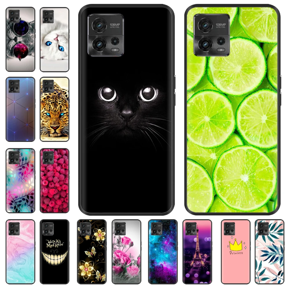 For Cover Motorola Moto G72 Case G 72 Phone Case Silicone Back Funda Bumper For Moto G72 MotoG72 Soft TPU Cases Ultra Thin Coque