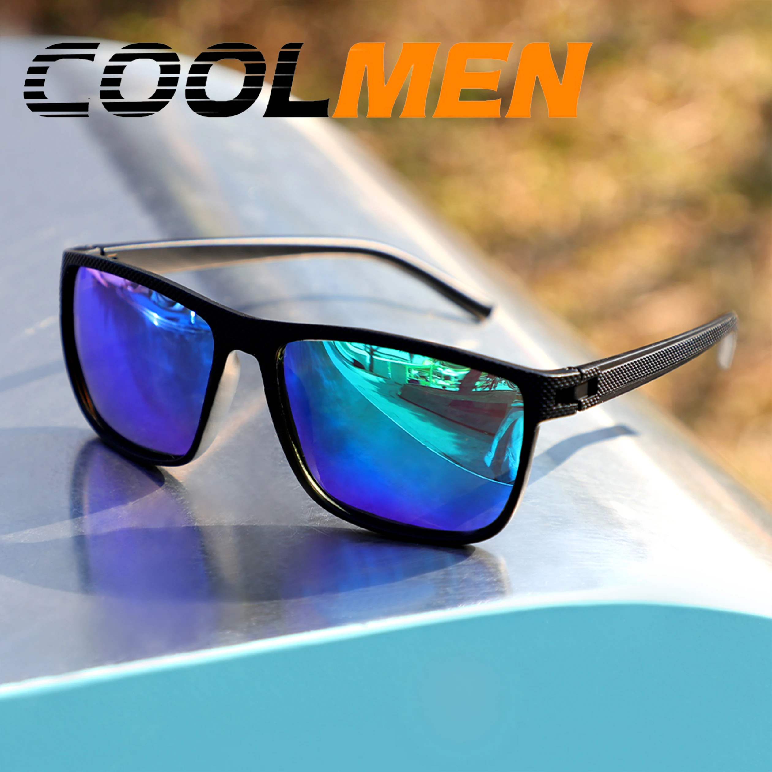 

COOLMEN Polarized Sports Sunglasses Men Women Fishing Running Driving UV400 Protection Anti UV Goggles Outdoor Sun Glasses
