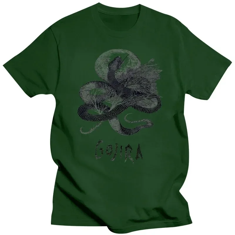 Band GOJIRA SERPENT MOON T Shirt Print Short Sleeve Fashion Casual Streetwear Men T Shirt Band GOJIRA SERPENT MOON T Shirt