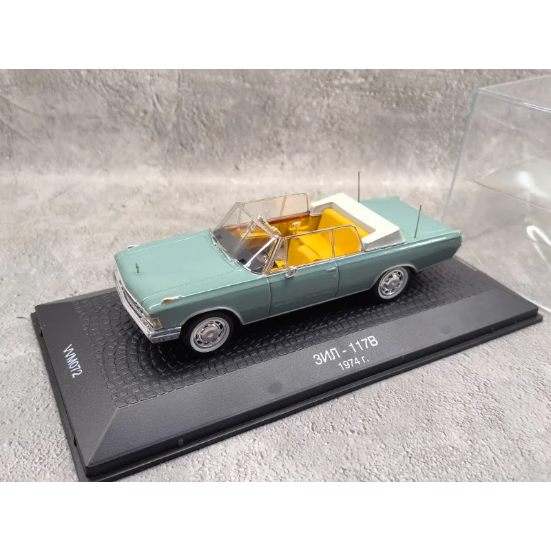 

Defects Diecast 1/43 Scale Presidential Car Russian ZIL117B Alloy Car Model Collectible Toy Gift Souvenir Display Ornament