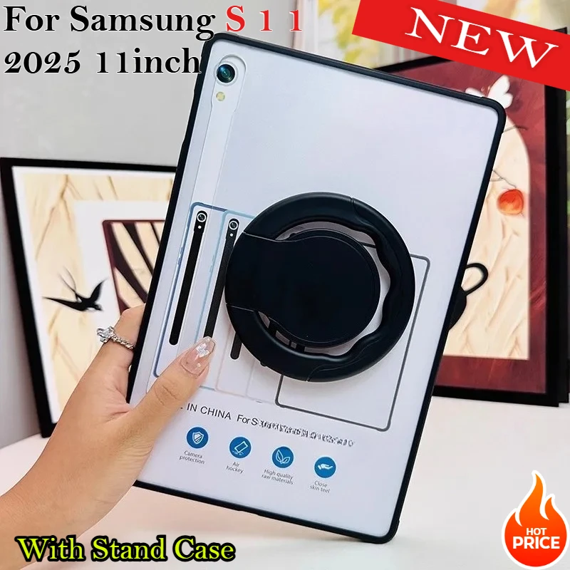 

360°Rotation Frosted Case for New Samsung Galaxy Tab S11 2025 S10 Lite FE 11 " S9 S8 S7 A11 Plus A9 8.7" Anti Bending Full Cover