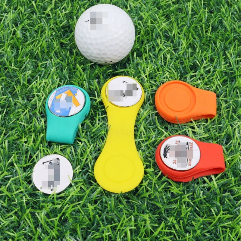 Silicone Golf Hat Clip Ball Marker Holder with Strong Magnetic Attach to Your Pocket Edge Belt Clothes Gift Golf Accessories New