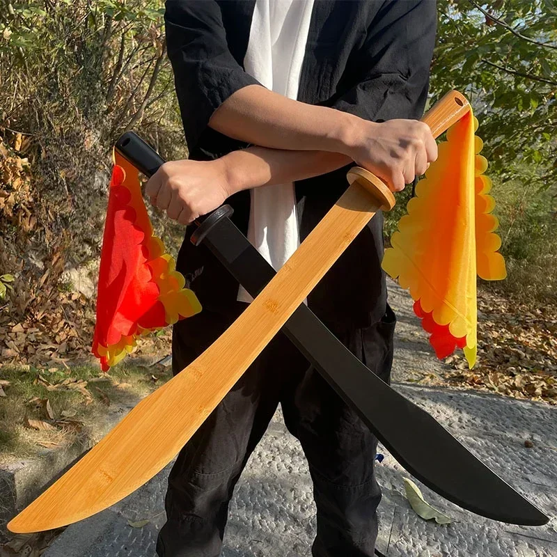 Bamboo Ancient Martial Arts Practice Special Wooden Knife