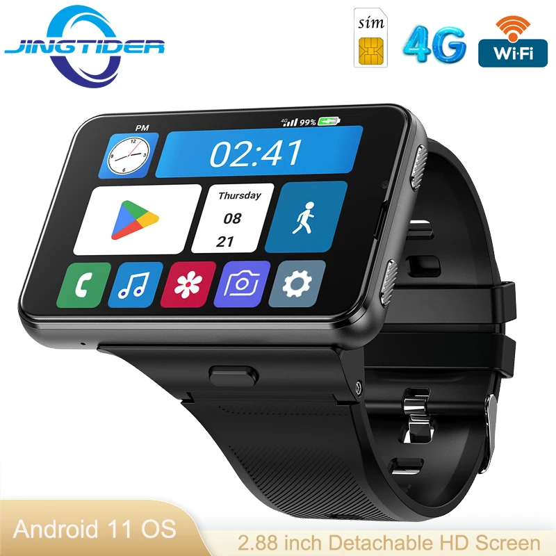 JingTider New S999 Android 11 Smart Watch Men 2.88