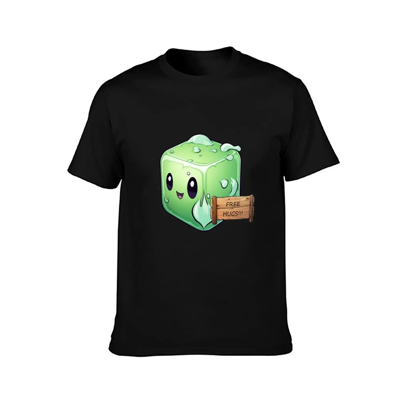 D&D Gelatinous Cube T-Shirt Summer Casual Cotton Tee Oversized Streetwear Tops Vintage Graphic Print Loose Fit Short Sleeve