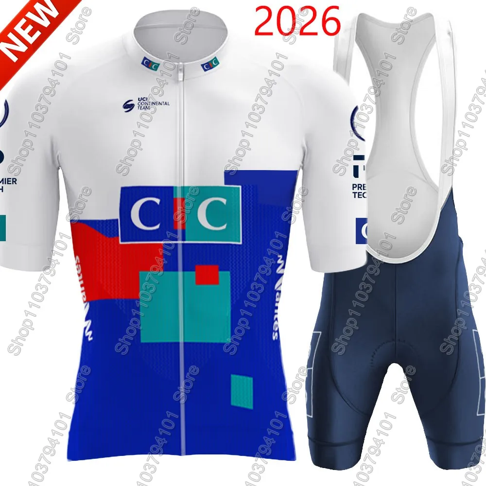 

2026 CIC Pro Cycling Academy Комплект велосипедного трикотажа Летняя мужская одежда для велосипеда Франция Одежда для шоссейного велосипеда Рубашки Костюм Велосипедные шорты MTB