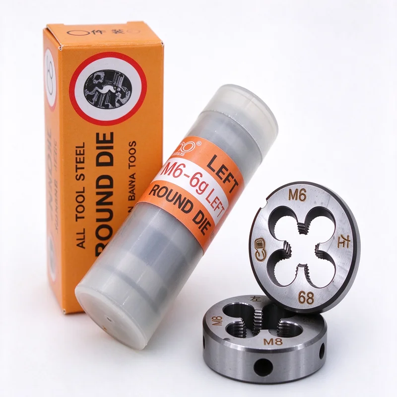 Metric Die M2-M21 1pcs Left Hand, Machine and Hand Tools for Machine Tools and Manual External Thread Tapping and Repair