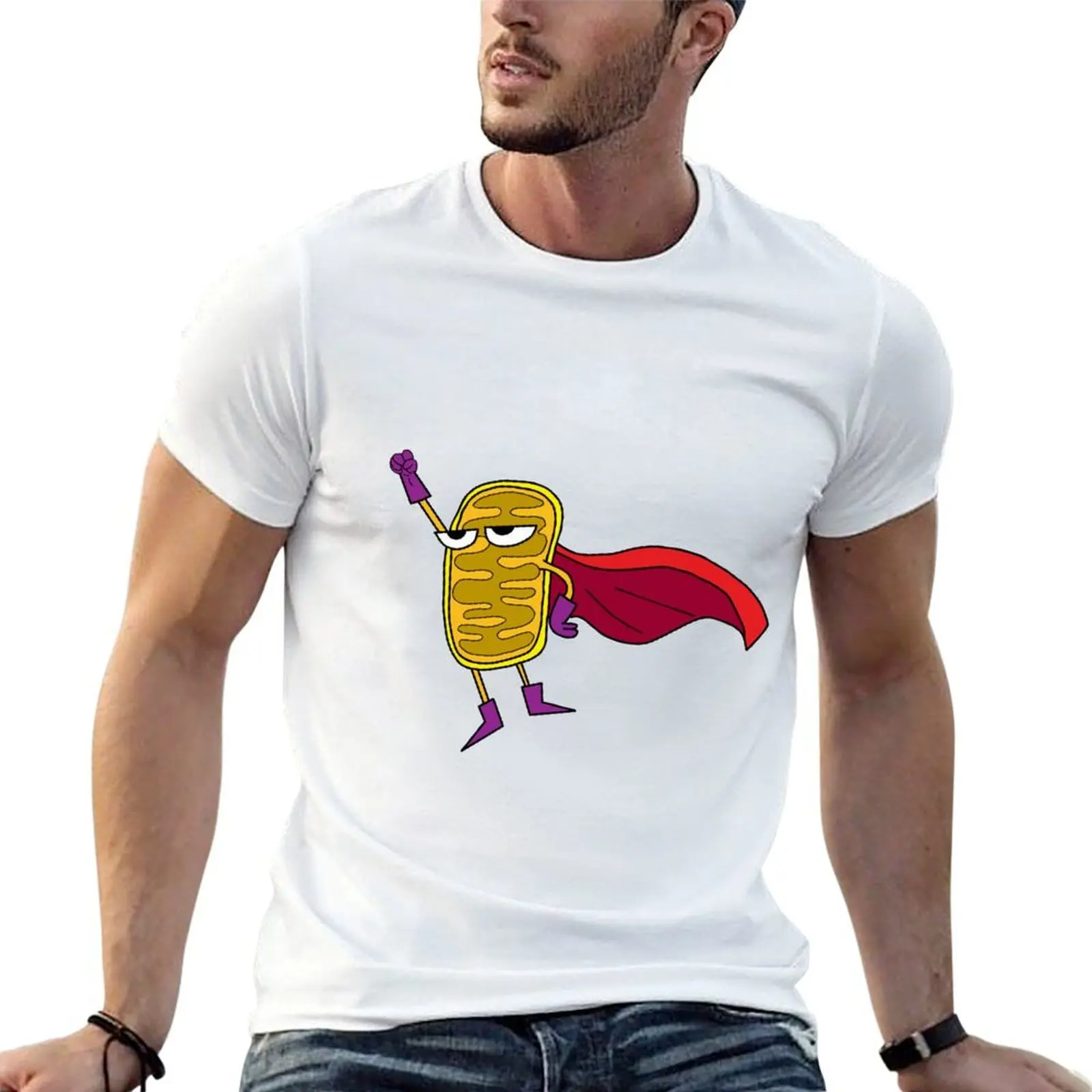 

Mitochondria T-Shirt t shirts for man cotton soft cotton tshirt 100% T-Shirt