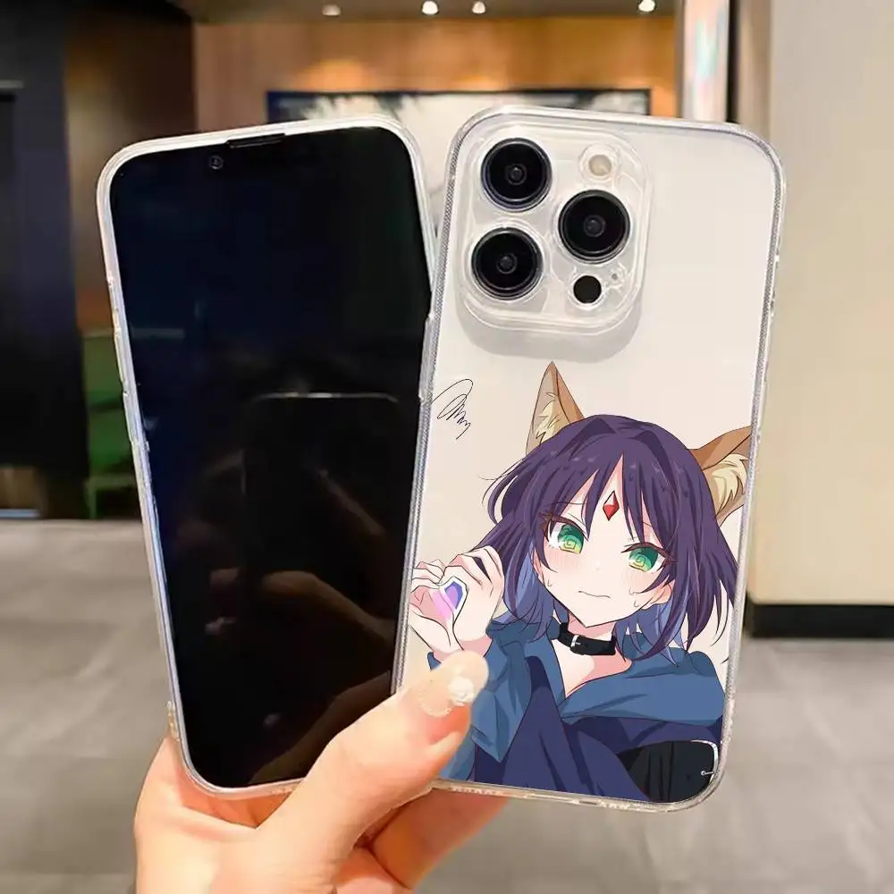 Злой Нейро Нейро сама! Чехол для телефона с ИИ-втубером для iPhone 17 16 15 14 13 12 11 Mini Pro Max Plus, прозрачный чехол