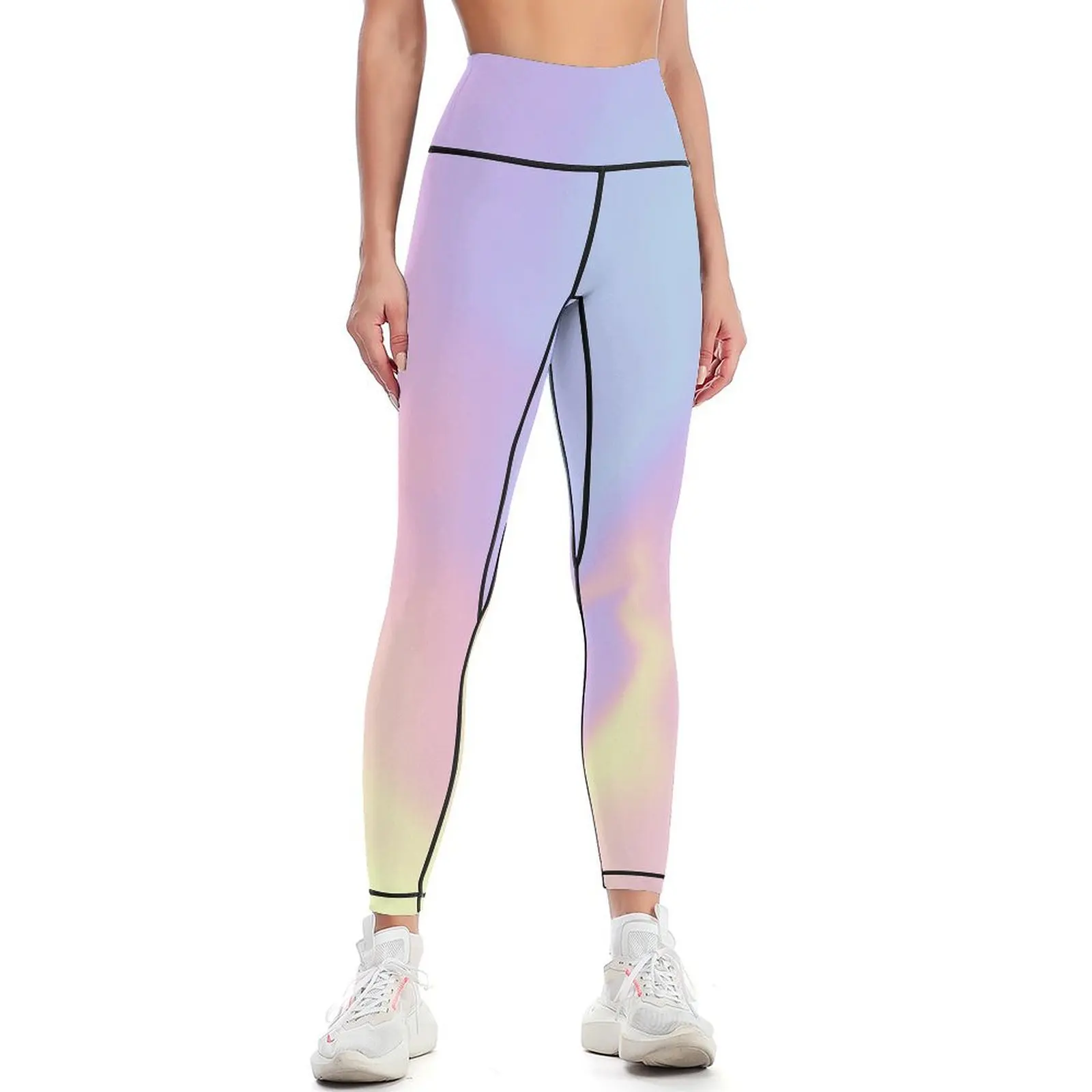 

Pastel cloud Leggings Legging sport high waist gym womans Womens Leggings