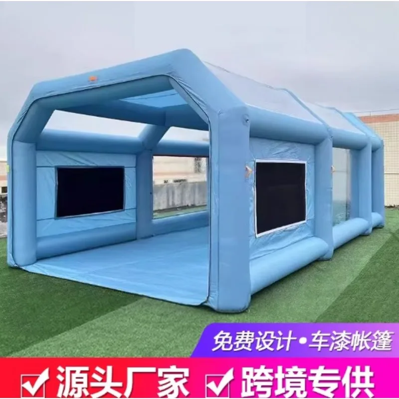 Inflatable Paint Booth with Blowers Inflatable Spray Booth Powerful Spray BoothCar Paint Tent Air Filter System