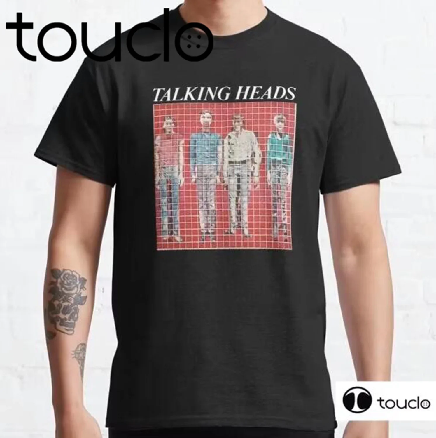 Talking Heads Shirt Sticker String Men'S Fashion Breaking Bad T Shirt Tshirt Short Sleeve Tee Hipster Tops Unisex Cotton